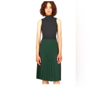 Everlane Dark Green A-Line Skirt